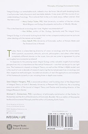 Integral Ecology: Uniting Multiple Perspectives on the Natural World,New