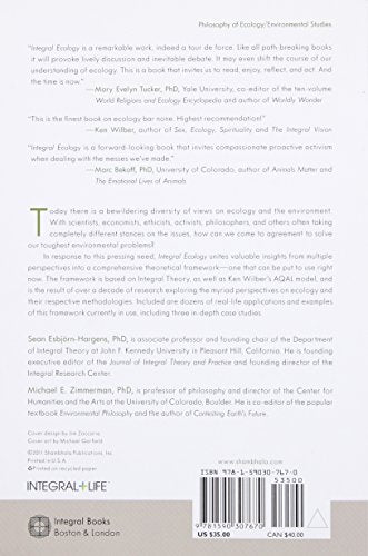 Integral Ecology: Uniting Multiple Perspectives on the Natural World,New