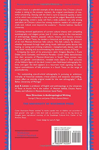 Dancing With The Devil: Society And Cultural Poetics In Mexicanamerican South Texas (New Directions In Anthropological Writing)