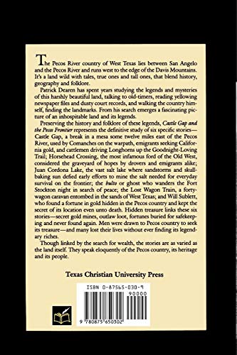 Castle Gap and the Pecos Frontier (Chisholm Trail Series),Used
