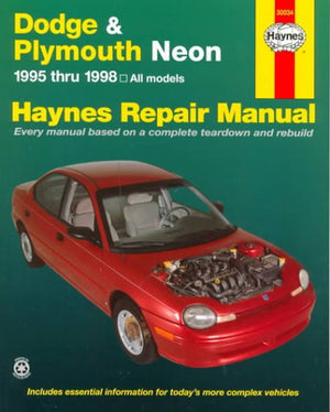 Haynes Dodge & Plymouth Neon Automotive Repair Manual: 1995 Through 1998,Used