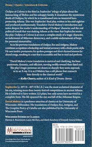 Oedipus at Colonus (Wisconsin Studies in Classics),Used