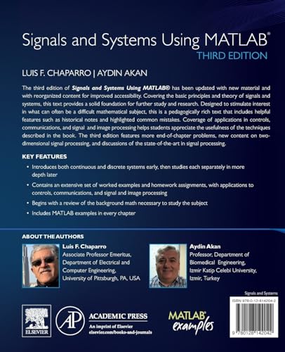Signals and Systems Using MATLAB,Used