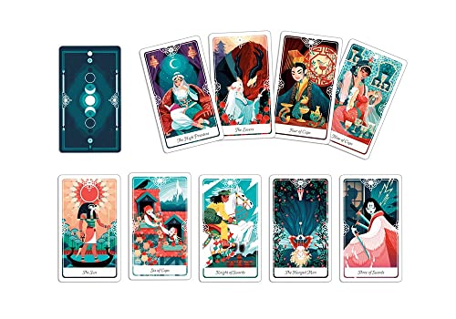Tarot Of The Divine: A Deck And Guidebook Inspired By Deities, Folklore, And Fairy Tales From Around The World: Tarot Cards-used