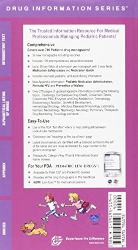 Lexi Comp's Pediatric Dosage Handbook with International Index,Used