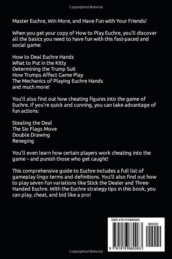 How To Play Euchre: A Beginners Guide To Learning The Euchre Card Game Instructions, Scoring & Strategies To Win At Playing Euch
