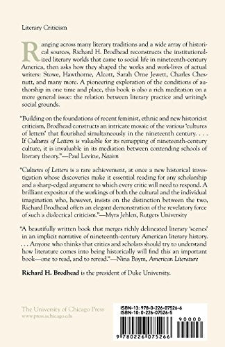 Cultures of Letters: Scenes of Reading and Writing in NineteenthCentury America,Used