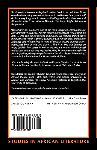 African Popular Theatre: From Precolonial Times to the Present Day (Studies in African Literature (Hardcover)),Used