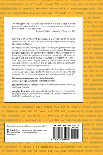 Working with Specialized Language: A Practical Guide to Using Corpora,Used