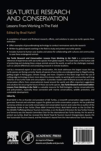 Sea Turtle Research and Conservation: Lessons From Working In The Field,Used