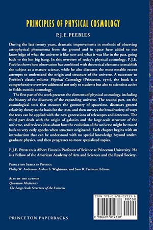 Principles Of Physical Cosmology,Used