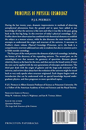 Principles Of Physical Cosmology,Used