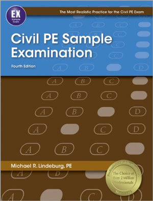 Civil PE Sample Examination (Most Realistic Practice for Civil Pe Exam),Used