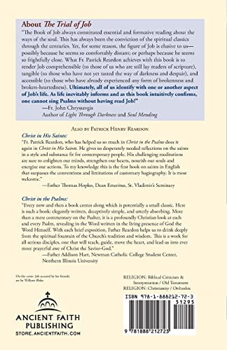 The Trial of Job: Orthodox Christian Reflections on the Book of Job,Used