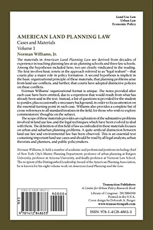 American Land Planning Law: Case and Materials (Volume 1),Used