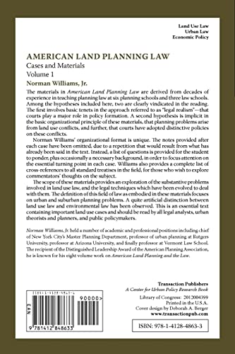 American Land Planning Law: Case and Materials (Volume 1),Used