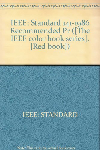 IEEE recommended practice for electric power distribution for industrial plants,Used