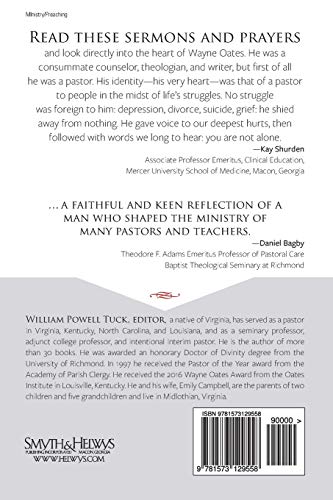 A Pastoral Prophet: Sermons And Prayers Of Wayne E. Oates,Used