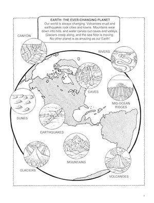 My First Book About Our Amazing Earth (Dover Science For Kids Coloring Books),Used