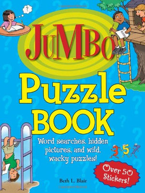 Jumbo Puzzle Book: Word Searches, Hidden Pictures, and Wild, Wacky Puzzles!,Used