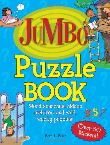 Jumbo Puzzle Book: Word Searches, Hidden Pictures, and Wild, Wacky Puzzles!,Used