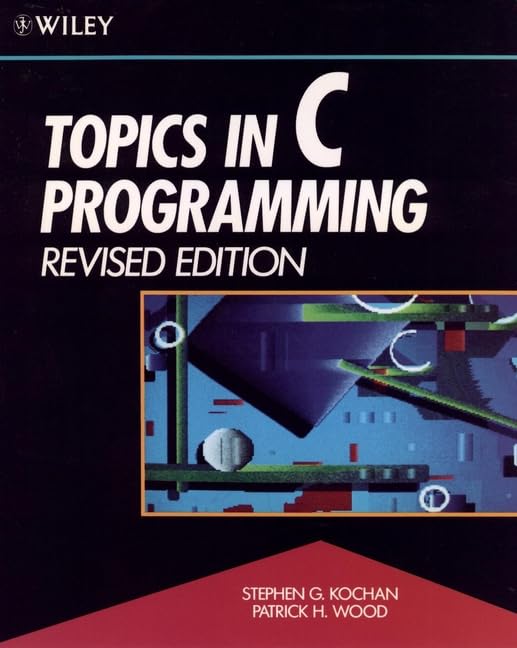 Topics in C Programming, Revised Edition,Used