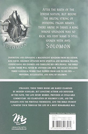The Remarkable Wisdom of Solomon,New