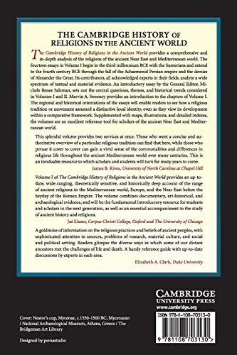 The Cambridge History of Religions in the Ancient World: Volume 1, From the Bronze Age to the Hellenistic Age,Used