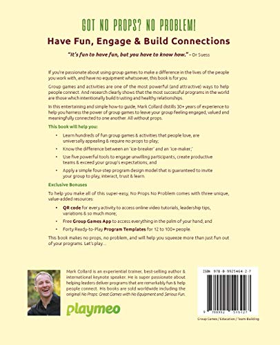 No Props No Problem: 150+ Outrageously Fun Group Games & Activities using No Equipment,Used