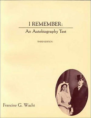I Remember: An Autobiography Text,Used