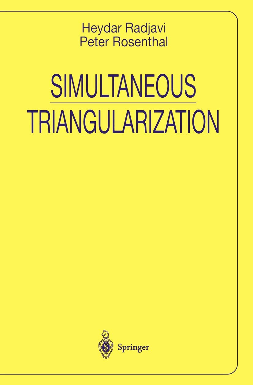 Simultaneous Triangularization (Universitext),Used