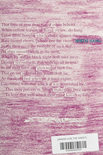 [where late the sweet] BIRDS SANG,Used
