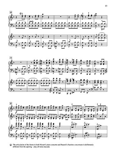 Duettino concertante: Based on the Finale of Mozart's Piano Concerto in F Major, K. 459 (Alfred Masterwork Edition),Used