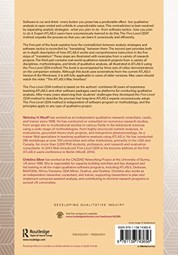 Qualitative Analysis Using ATLAS.ti (Developing Qualitative Inquiry),Used