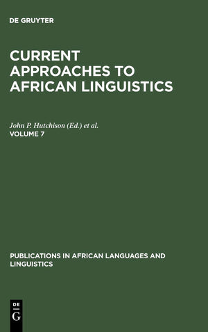 Current Approaches to African Linguistics. Vol 7 (Publications in African Languages and Linguistics, 11),Used