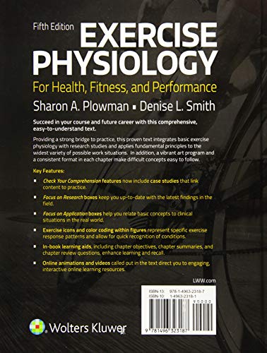 Exercise Physiology For Health Fitness And Performance
