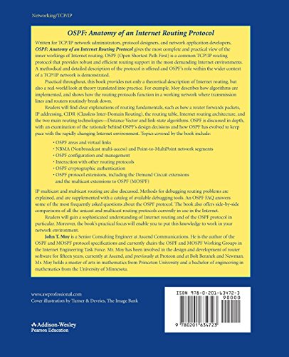 OSPF: Anatomy of an Internet Routing Protocol,New