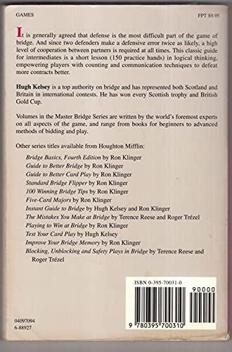 Killing Defense at Bridge (Master Bridge Series),Used