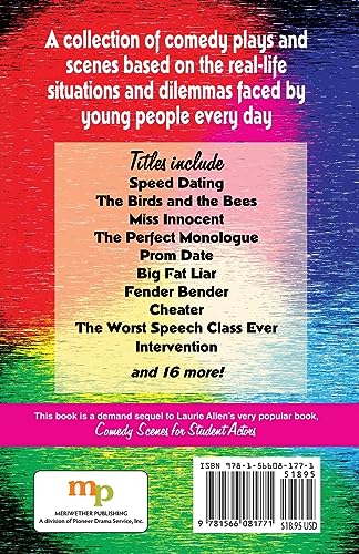 Comedy Plays And Scenes For Student Actors: Short Sketches For Young Performers,Used