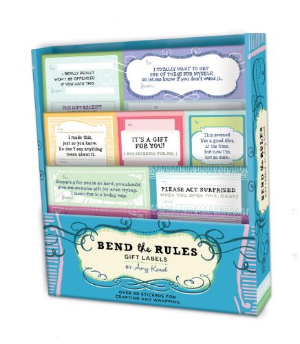 Bend the Rules Gift Labels,Used