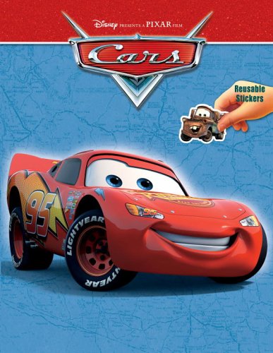 Cars Reusable Sticker Book,Used