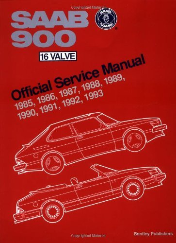 Saab 900 16 Valve Service Manual: 19851993/Including All Turbo Spg, And All Convertible (Saab Part No. P/N 02 16 861),New