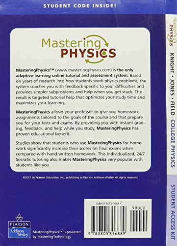 Coll Physics: Strat Apprch W/ Mastrg Physics,Used
