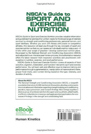 NSCA's Guide to Sport and Exercise Nutrition by Human Kinetics - Essential Resource for Strength & Conditioning Professionals