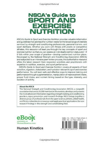 NSCA's Guide to Sport and Exercise Nutrition by Human Kinetics - Essential Resource for Strength & Conditioning Professionals