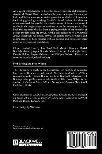 Bataille: A Critical Reader,Used