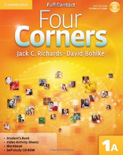 Four Corners Full Contact A Level 1 with Selfstudy CDROM,Used