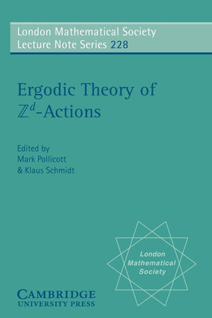 Ergodic Theory of Zd Actions (London Mathematical Society Lecture Note Series),Used