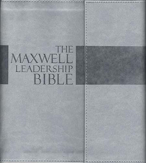 The Maxwell Leadership Bible: TakeNote Edition: New King James Version Dove Gray Leathersoft,Used