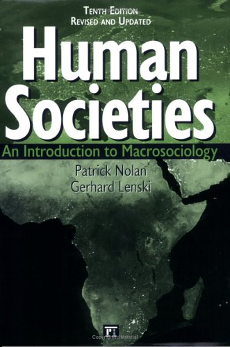 Human Societies, 10th Edition,Used